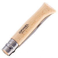 Нож Opinel №10, нержавеющая сталь, рукоять бук