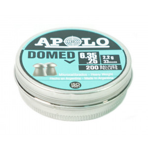 Пневматические пули Apolo Domed 6,35 мм, 2,2 грамма, 200 штук