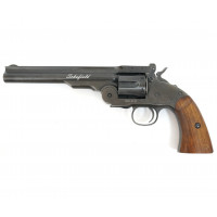Пневматический револьвер ASG Schofield 6" Aging Black (пулевой) Пневматический револьвер ASG Schofield 6" Aging Black (пулевой)