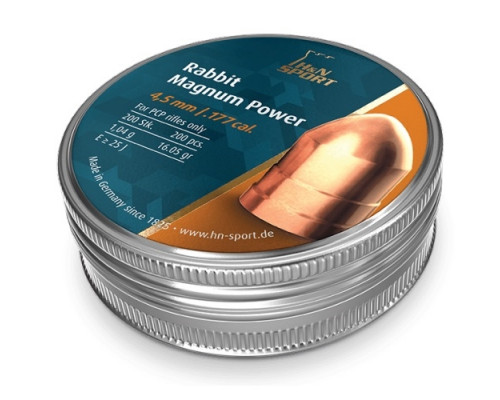 Пули H&N Rabbit Magnum Power 4,5 мм, 1,04 грамм, 200 штук