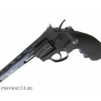 Пневматический револьвер ASG Dan Wesson 8" Black (пулевой) Пневматический револьвер ASG Dan Wesson 8" Black (пулевой)